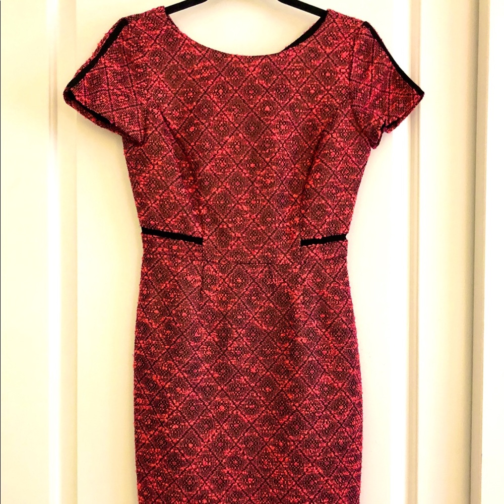 Pink tweed Antonio Melani dress